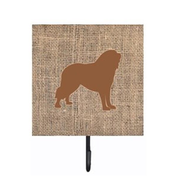 Carolines Treasures Tibetial Mastiff Burlap and Brown Leash Or Key Holder BB1077-BL-BN-SH4 - main