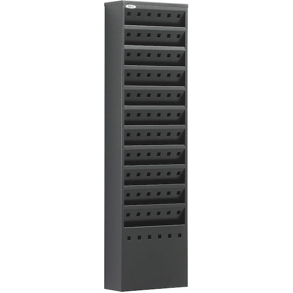 Safco 11 Pocket Steel Magazine Rack - Black 4321BL - main