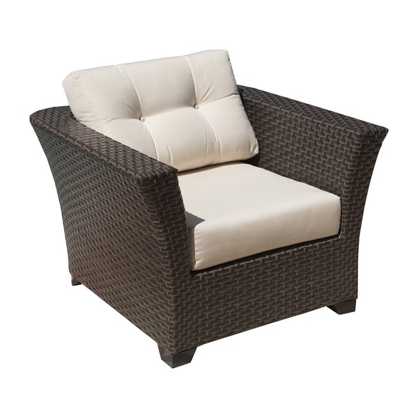 Hospitality Rattan Patio Fiji Lounge Chair with Cushions 901-1347-ATQ-C - main