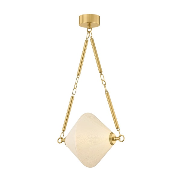 Corbett Lighting Solara 1 Light Pendant in Vintage Polished Brass Finish 555-17-VPB - main