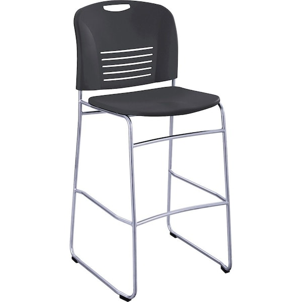 Safco Vy Bistro Chair, Black Back, 18 in W 22" L 45" H 4295BL - main