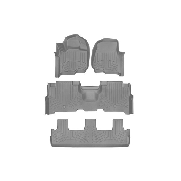 Weathertech Grey, Front and Rear and Rear FloorLiner HP 461295-1-2-3IM - main