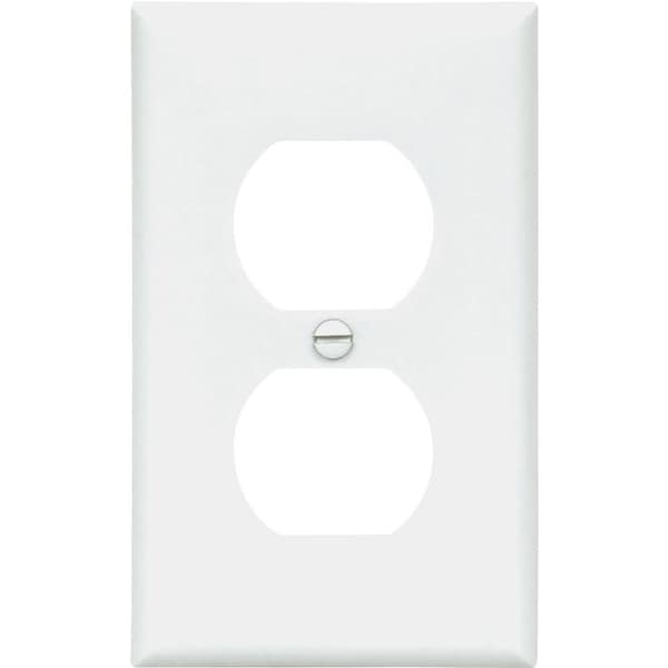 Eaton Wiring Devices 1 GANG DUPLEX RECEPTACLE PLATE 5132W - main