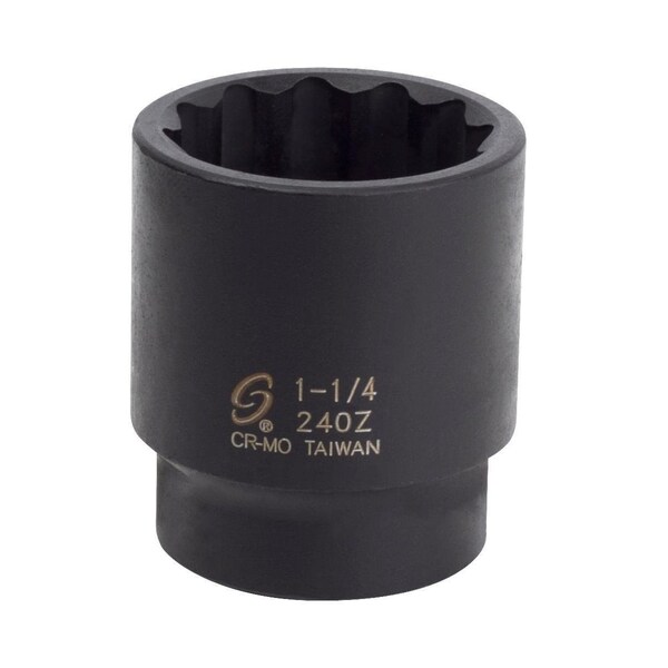 Sunex 1/2 in Drive 1-1/4 in 12-Point Impact Socket 240Z - main
