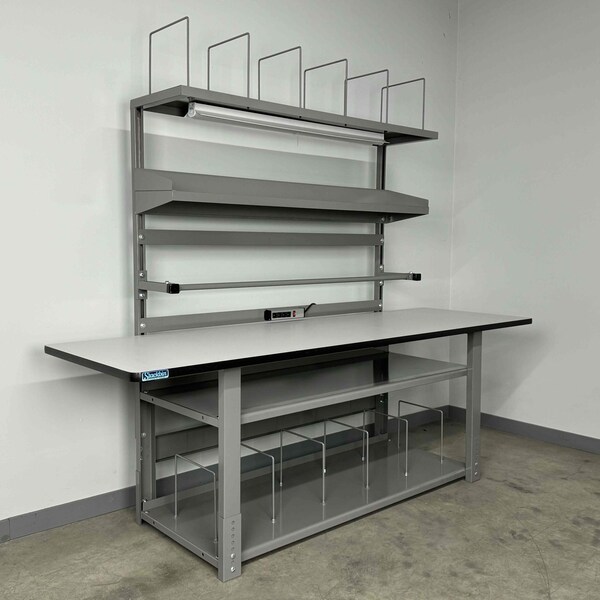 Stackbin Workbenches, 96" W, 1000 lb. P9630BSZ-T-BG - main