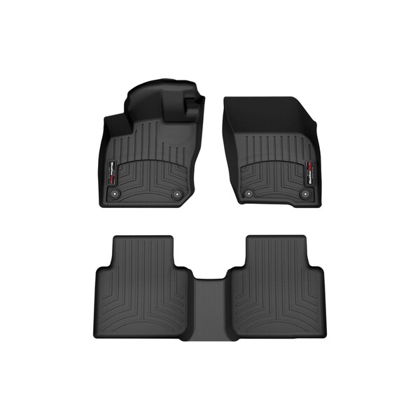 Weathertech Black Front and Rear Floorliners, 2025 Volkswagen Tiguan 441906-1-2 - main
