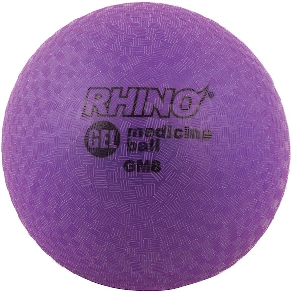 Champion Sports Medicine Ball, 8 lb, Purple gm8 - main
