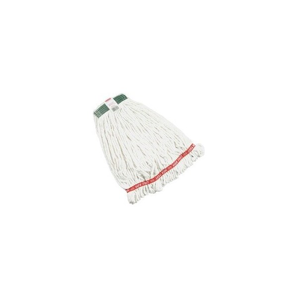 Rubbermaid Commercial MOP, WET, SHRINKLESS, WE, 6PK A21206WHI - main