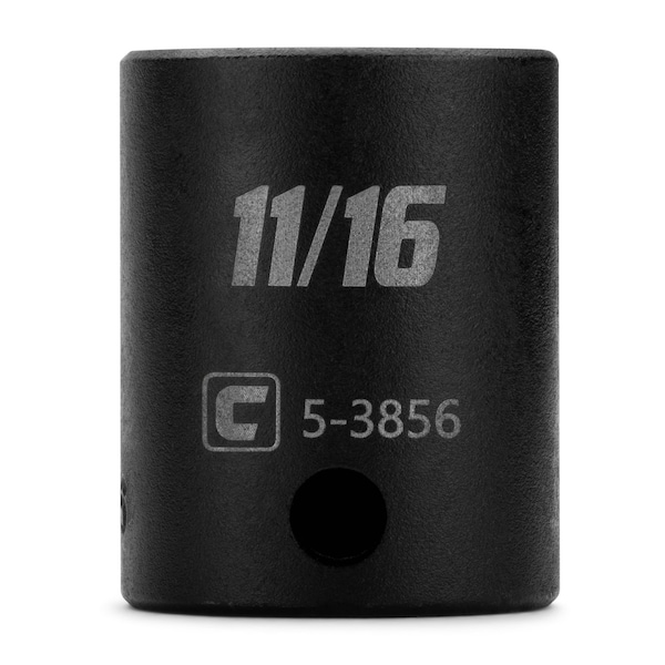 Capri Tools 11/16 in. Shallow Impact Socket, 3/8-Inch Drive, 12-Point, SAE CP53856 - main