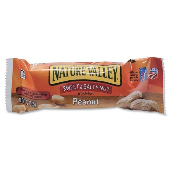 Advantus NaturVally, GRANOLA BARS, SWEET AND SALTY NUT PEANUT CEREAL, 1.2 OZ BAR, 16PK SN42067 - main