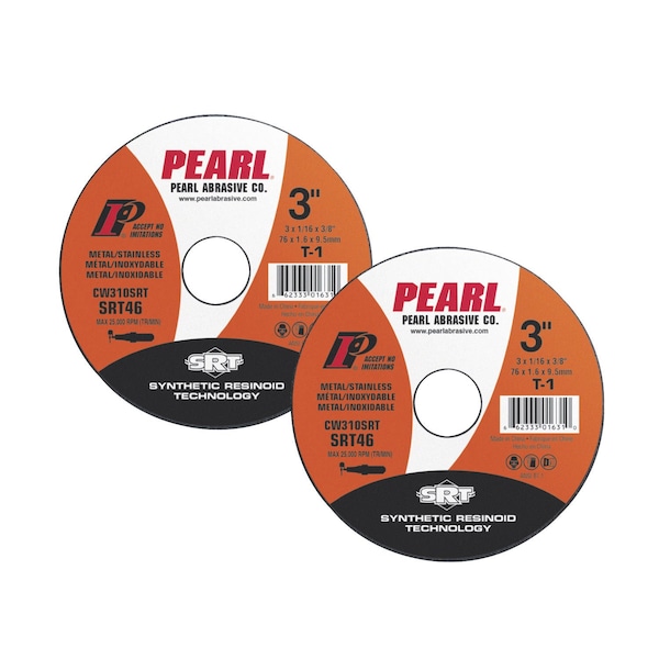 Pearl SRT Small Diameter Cut-Off Wheel 4 x 1/16 x 5/8 SRT46 T-1 CW430SRT - main