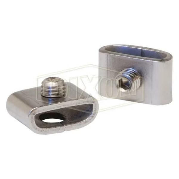 Dixon Band and Buckle Clamp Set Screw Buckle, 1/2 in W, 201 Stainless Steel SSB500 - main