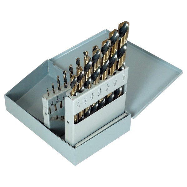 Cle-Force 15PC 1/16-1/2X32 1604 BLK&GLD HD JOB SET C69031 - main
