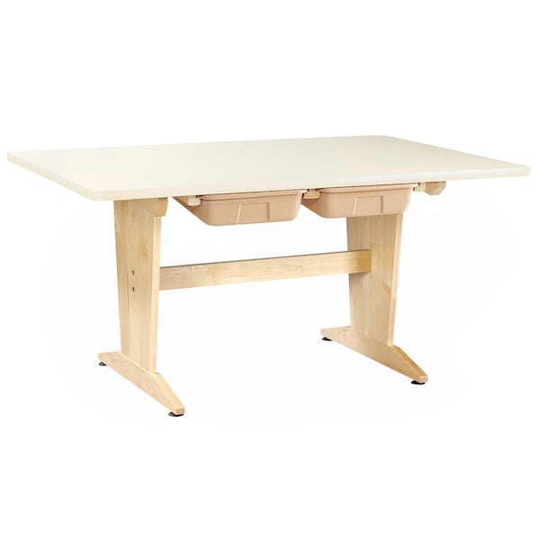 Diversified Spaces Art/Planning Table Almond Top PT-60P26 - main