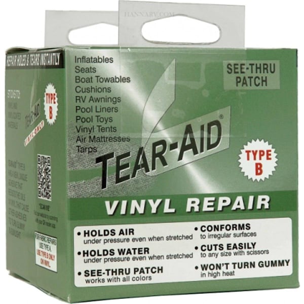Tear-Aid Retail Roll 3 in. x 5 ft. Repair Patch, Vinyl - Type B, 100PK ROLL-B-100 - main
