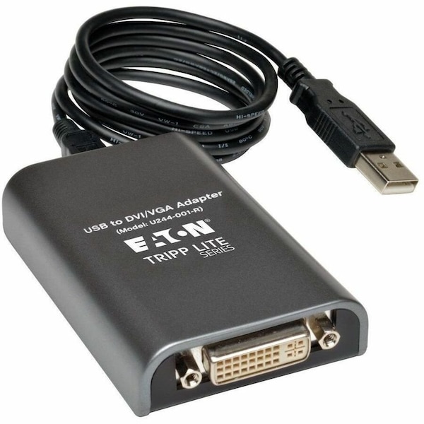 Tripp Lite by Eaton USB2.0 to DVI and VGA Multiview Device - USB U244-001-R - main