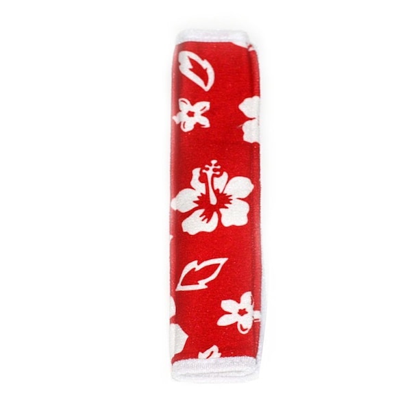 Coverking SEATBELT CUSHION DESIGNER VELOUR HAWAIIAN RED M2A7 - main
