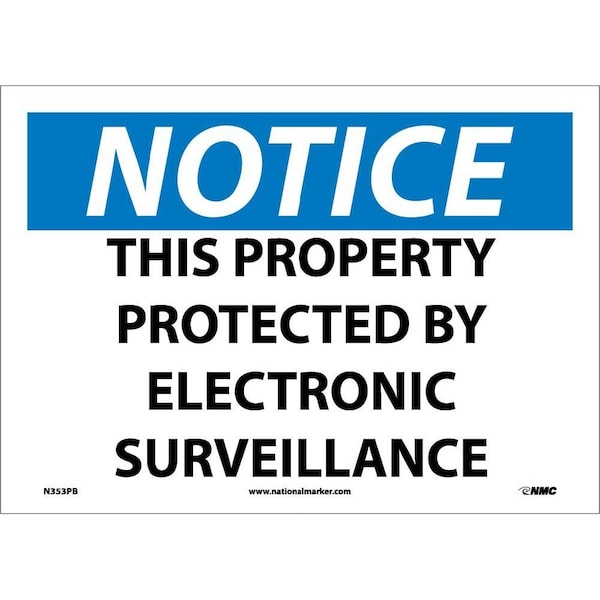 Nmc Notice Electronic Surveillance Sign, N353PB N353PB - main