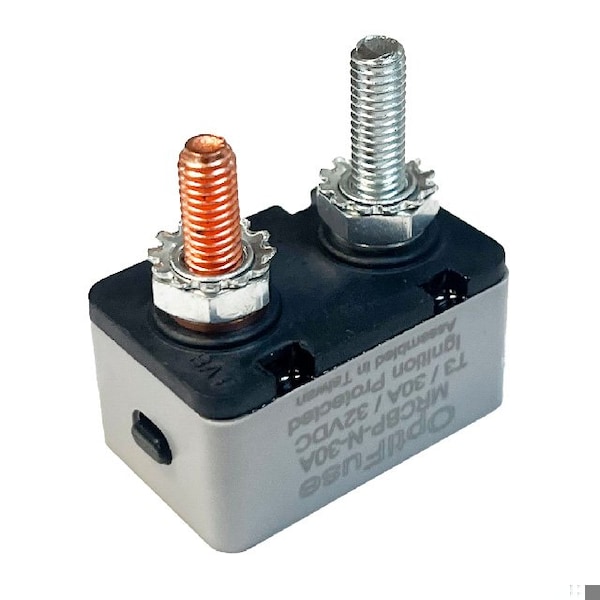 Optifuse Circuit Breaker, MRCBP-N Gray Series, 6 to 50A, 200A at 32V DC MRCBP-N-50A - main