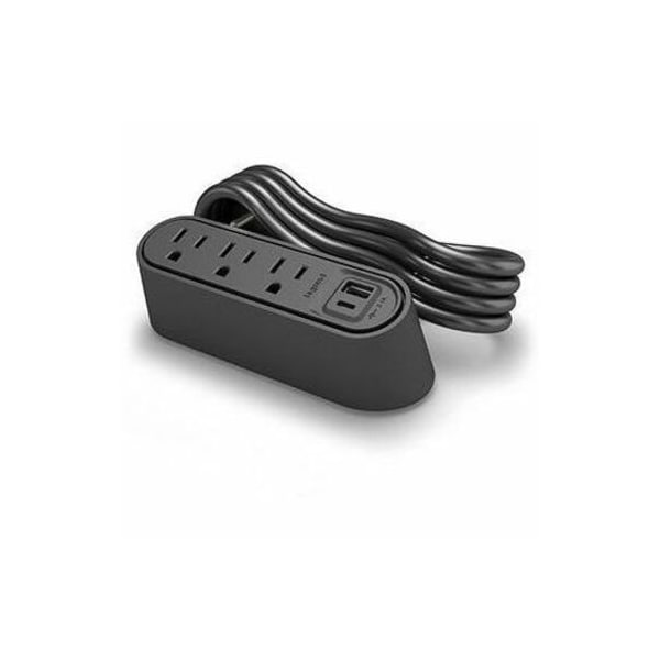 Legrand FurniturePowerOutlet, Black, 3Outlet, 6ft WSPC320CBK - main
