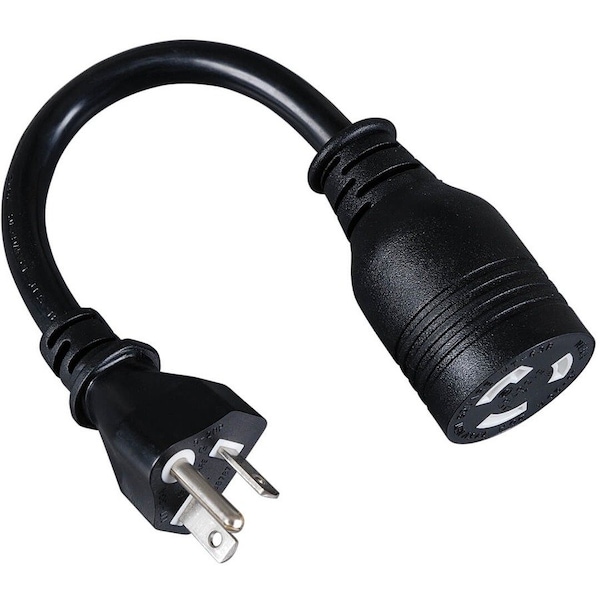 Eaton Tripp Lite Series Power Cord Adapter, NEMA L5-20R to NEMA 5-20P - Heavy-Duty, 20A, 120V, 12 AWG, P044-06I - main