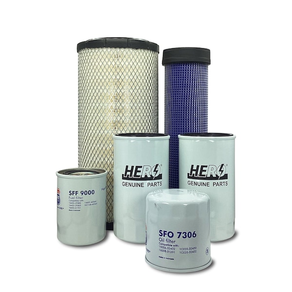 Hero Preventative Maintenance Kit Kubota M9960HDC Tractor MSU-KA-0540 - main