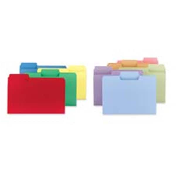 Smead Super Tab Folders Lgl 14.63in.x9.50in. Pastel Asst SMD11962 - main