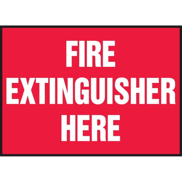 Accuform FIRE SAFETY LABELS 3 12 in X 5 in LFXG434VSP - main