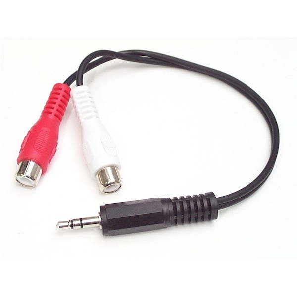 Startech.Com 6in Stereo Audio Cable - 3.5mm Male to 2x RCA Female MUMFRCA - main