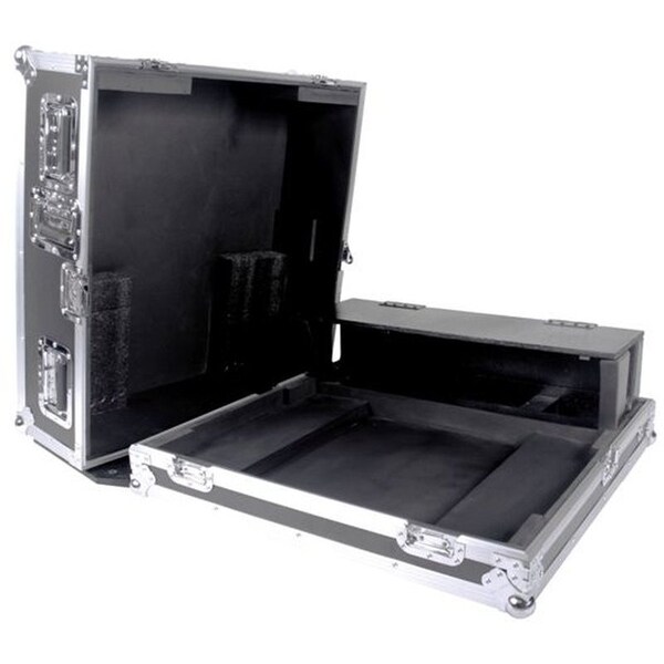 Deejay Led Fly Drive Case For Allen & Heath QU24 Mixer with DJ Dog House & Casters TBHAHQU24DHW - main