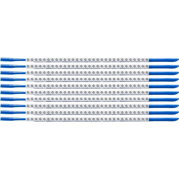 Brady ClipSleeve Wire Markers Size 07 Nylon 18 AWG - 18 AWG, G Pack of 300 Each, 300PK SCN07-G - main
