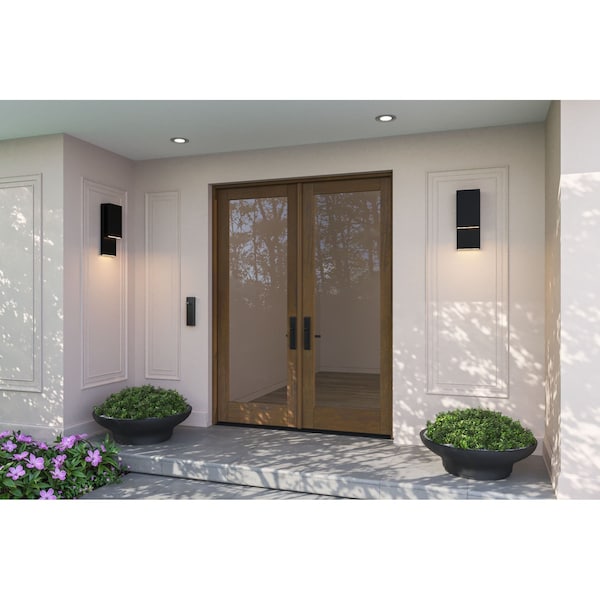 Doornmore G101, 74.5" x 98" ( 2x36" Door) Left Hand, Mahogany Full Lite Exterior Door G101-SW-3696_2_LI - main
