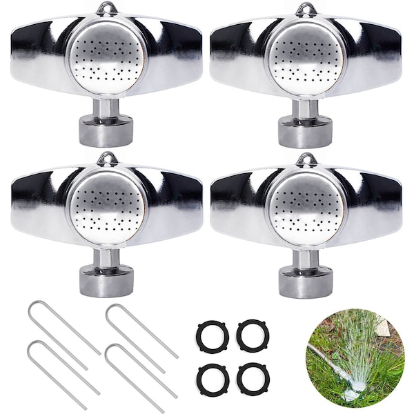 Morvat Metal Garden Sprinkler with Gentle Water Flow up to 30FT, 4PK MOR-FSPRINKLER-4PACK-A - main