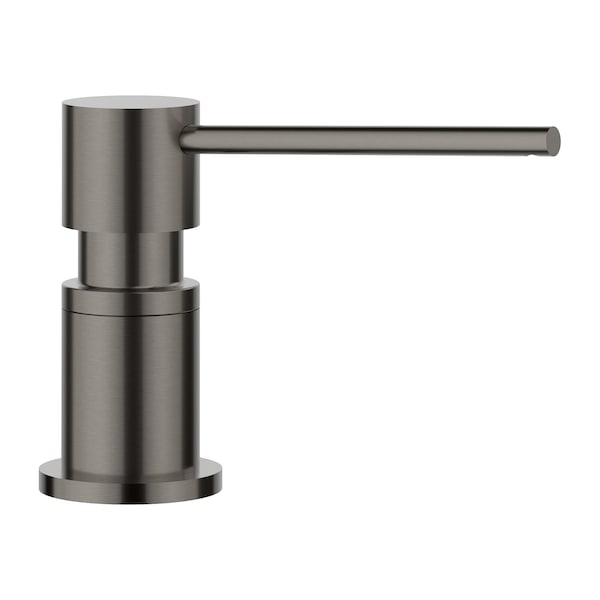Blanco Lato Soap Dispenser, Satin Dark Steel 527743 - main
