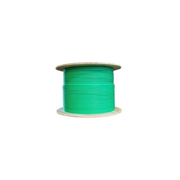 Cable Wholesale Plenum Cat6 Bulk Cable, Green, Solid, Shielded, CMP, 23 AWG, Spool, 1000 foot 11X8-551NH - main