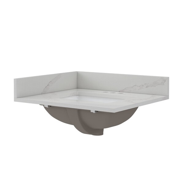 Craft And Main Quartz Vanity Top, 25x22 in QZ25224CBR - main