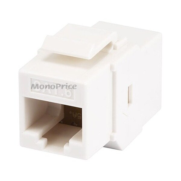 Monoprice CAT6 INLINE COUPLER KEYSTONE JACK - WHTE 7303 - main