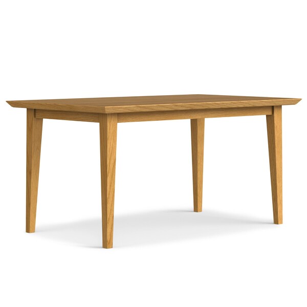 Homeroots 60" Oak Wood Dining Table 640690 - main