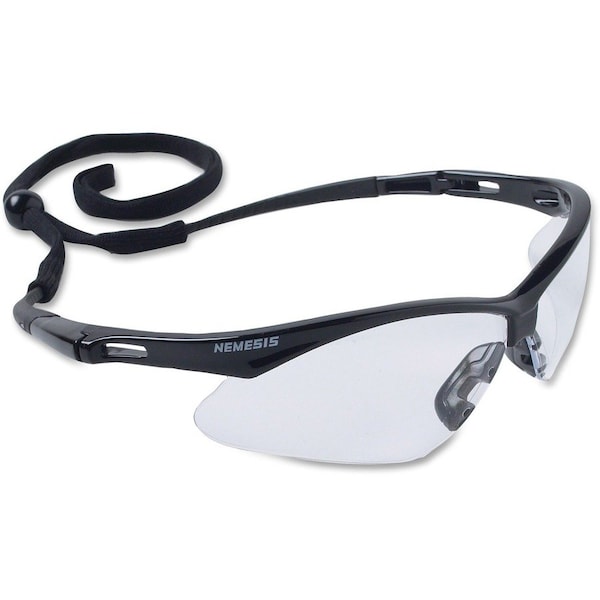 Kleenguard Nemesis, Safety Glasses, Anti-Scratch, Clear Lens, Black Frame 3000354 - main