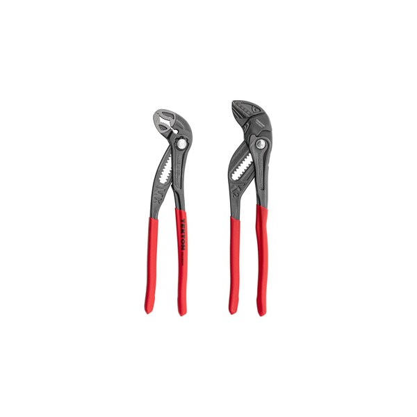 Tekton Pliers Set, 2-Piece (Pliers Wrench, Angle Nose Push Button Adjustable) PLR90001 - main