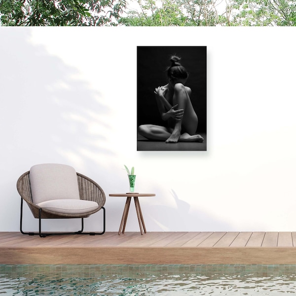 Trademark Fine Art Outdoor Canvas Art Anton Belovodchenko Bodyscape Wall Art for Patios, or Gardens 1X16400-OC1624WR - main