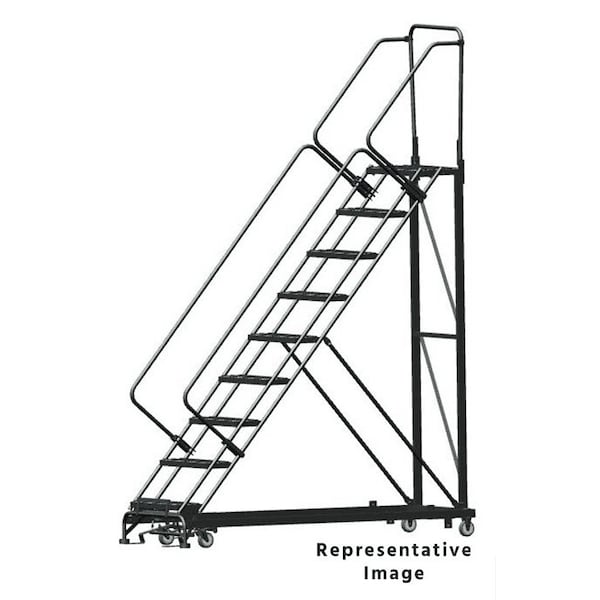 Ballymore Stairway Slope Roll Ladder, Steel, 90 in.H HDS-9-R - main
