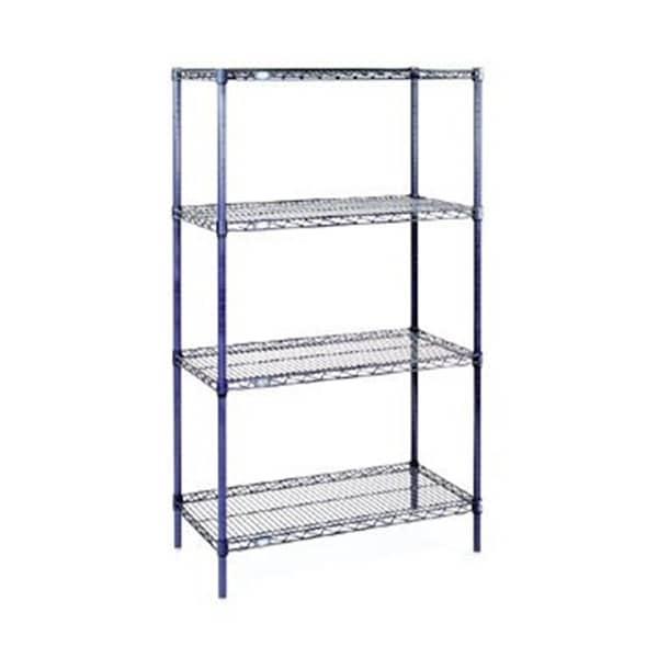 Tosafos 21 x 36 x 63 in. Plate Starter Shelf Unit, Chrome TO419085 - main