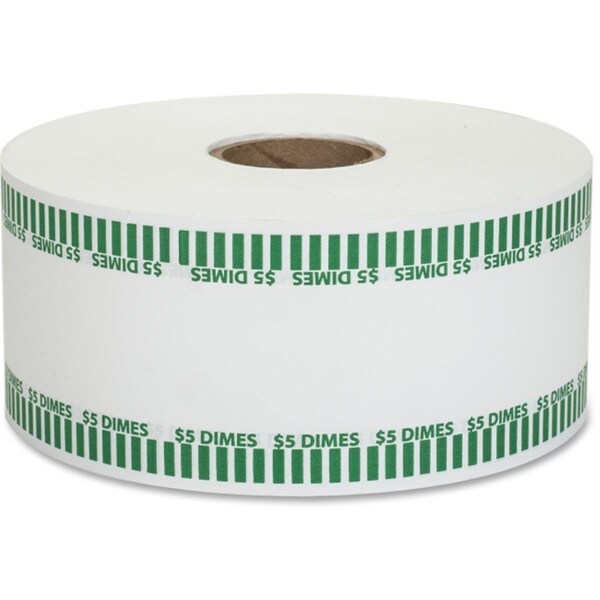 Coin-Tainer CTX50010 1000 ft. Coin Kraft Wrapper Dime - White PQP50010 - main