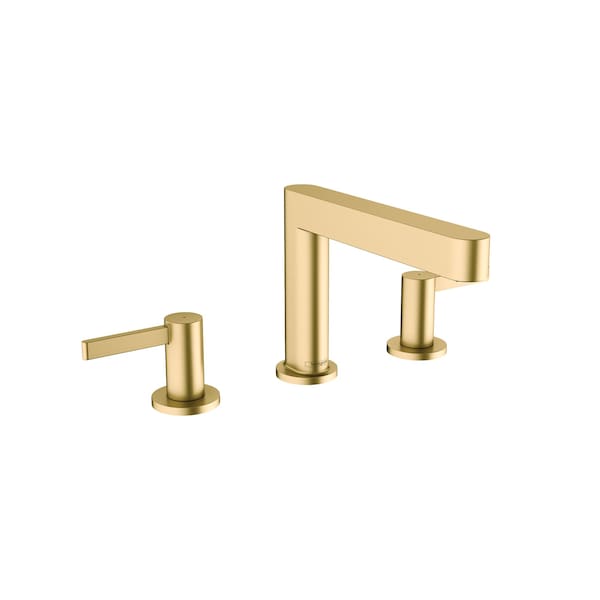 Hansgrohe Finoris Widespread Faucet 110 with Pop-up Drain, 1.2 GPM in Brushed Gold Optic 76033251 - main
