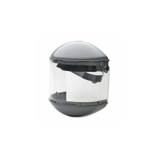 Honeywell Fibre-Metal Dual Crown Faceshield Systems, 7 in Crown, 3C Ratchet, Clear/Noryl 280-FM500DCCL - main
