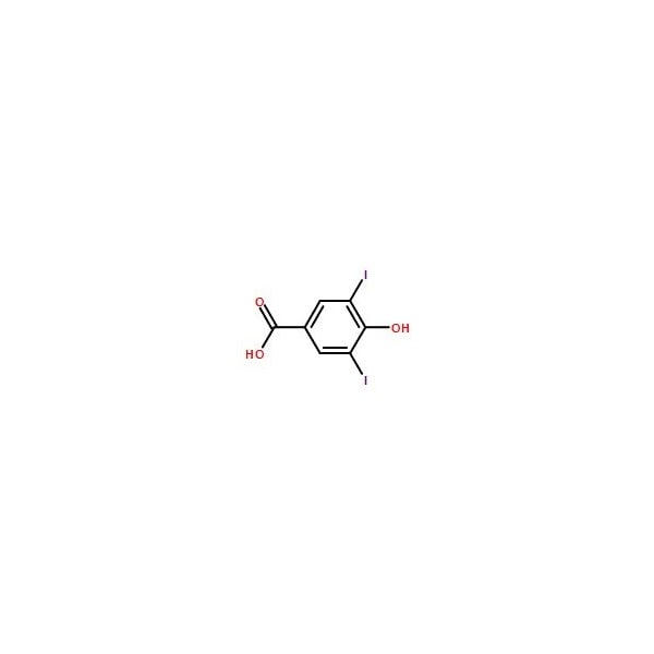 Ak Scientific 3, 5-Diiodo-4-hydroxybenzoic acid (5g), CAS 618-76-8 7825AF-5g - main