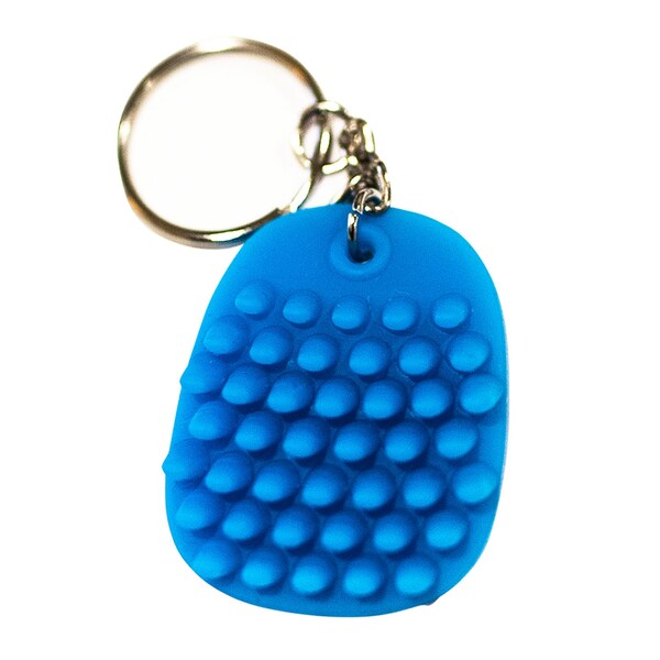 Hedgehog Fidget Keychain, Blue 197644758524BLKEY - main