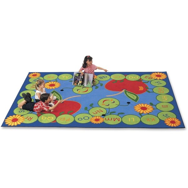 Carpets For Kids 2200 ABC Caterpillar 5.83 ft. x 8.33 ft. Rectangle Rug 2200 - main