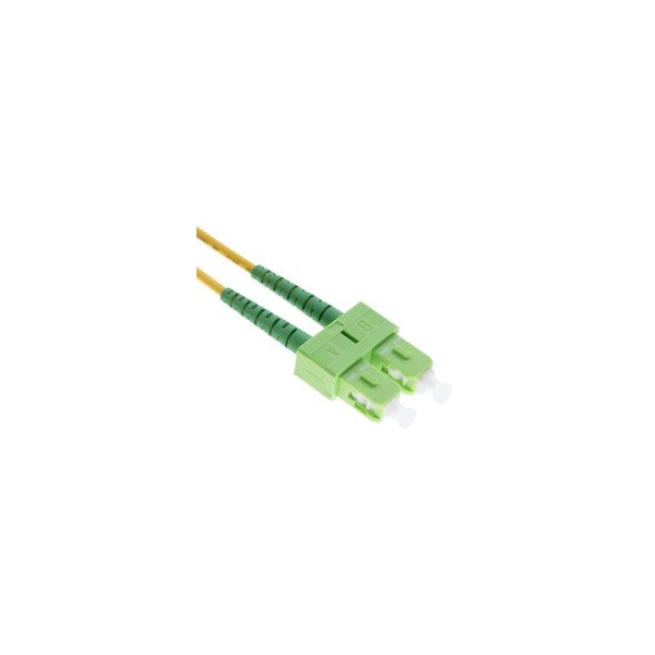 Cable Wholesale SC/APC Epoxy Connector, Duplex, 3.0mm, Singlemode OS2, Green, 20 pieces 34SC-01330-20 - main